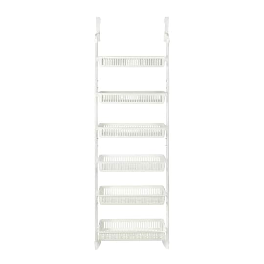 59" Plastic 6 Basket Over the Door Organizer by Simply Tidy